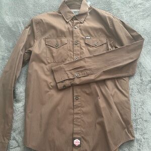 Dixxon Flannel Workforce Brown Shirt